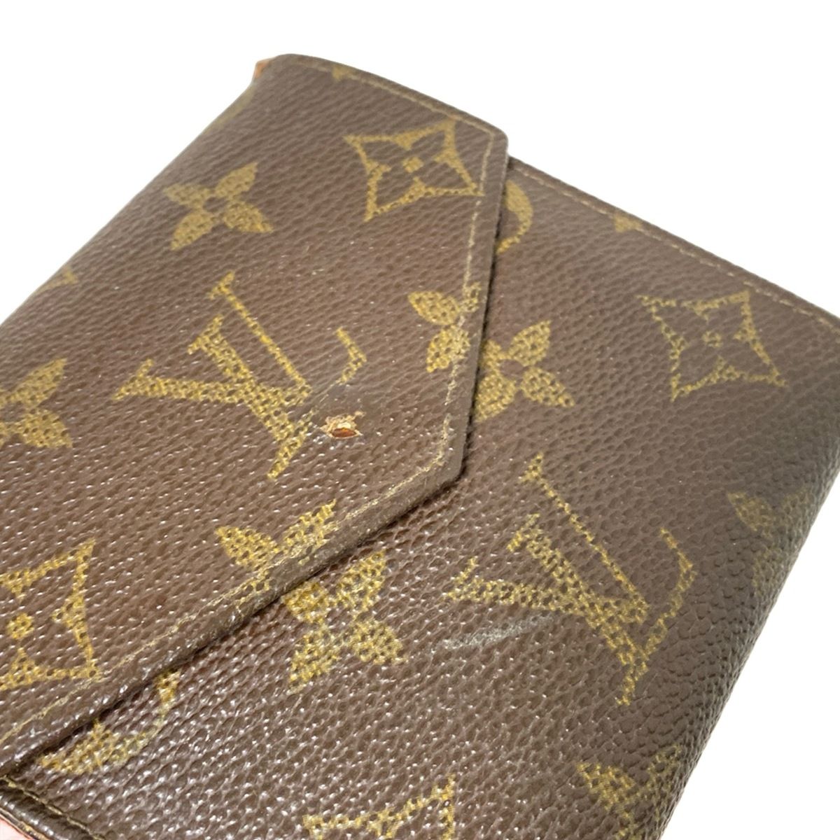 LOUIS VUITTON(ルイヴィトン) Wホック財布 モノグラム ポルトモネビエ