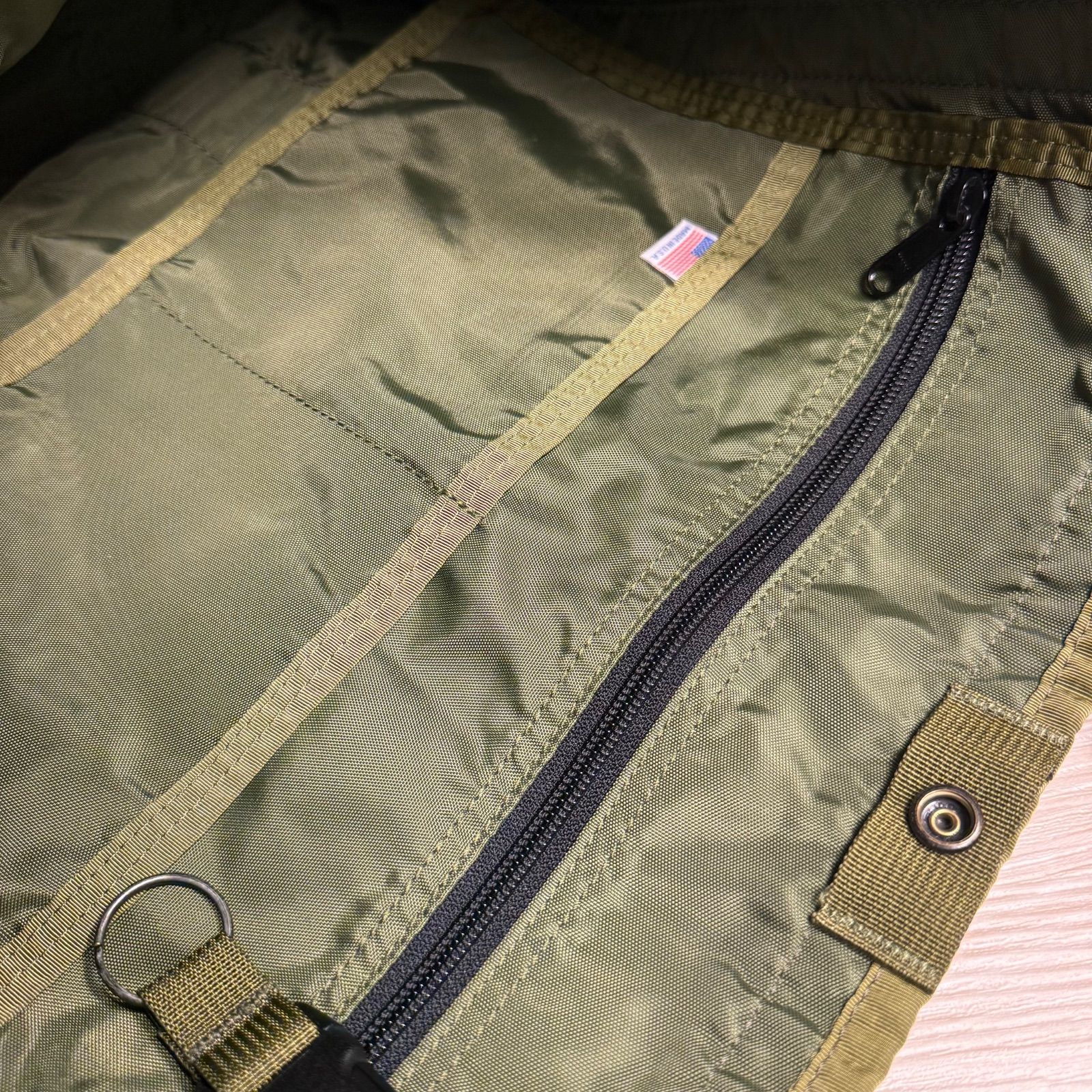 BRIEFING USA製 キルティング トートバッグ 迷彩 カモフラ 大型 希少