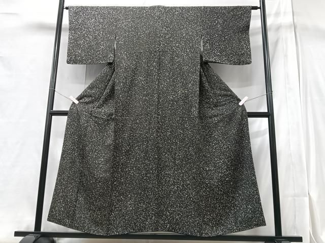 平和屋着物□上質な小紋 霰文 黒地 正絹 逸品 CABA4180xe - メルカリ