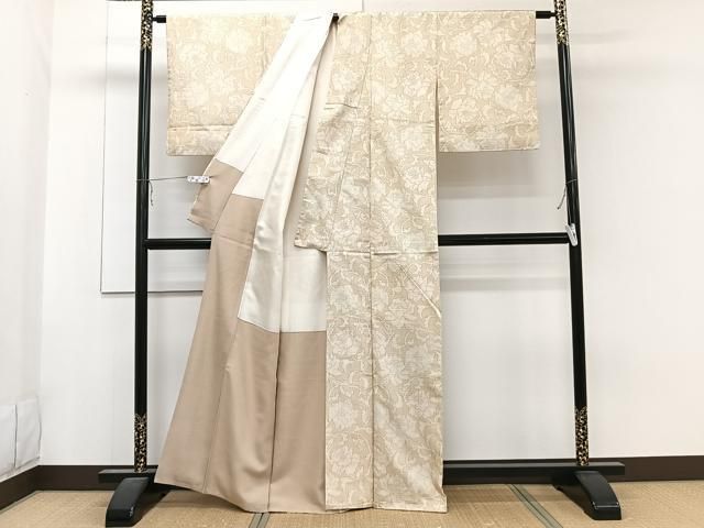 平和屋着物●上質な紬　花唐草文　正絹　逸品　未使用　CAAU2942yc 平和屋着物□上質な紬 花唐草文 正絹 逸品 CABA5593xi - メルカリ