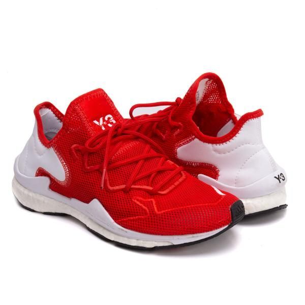 ワイスリーY-3 Adizero Runner スニーカー 赤白23cm
