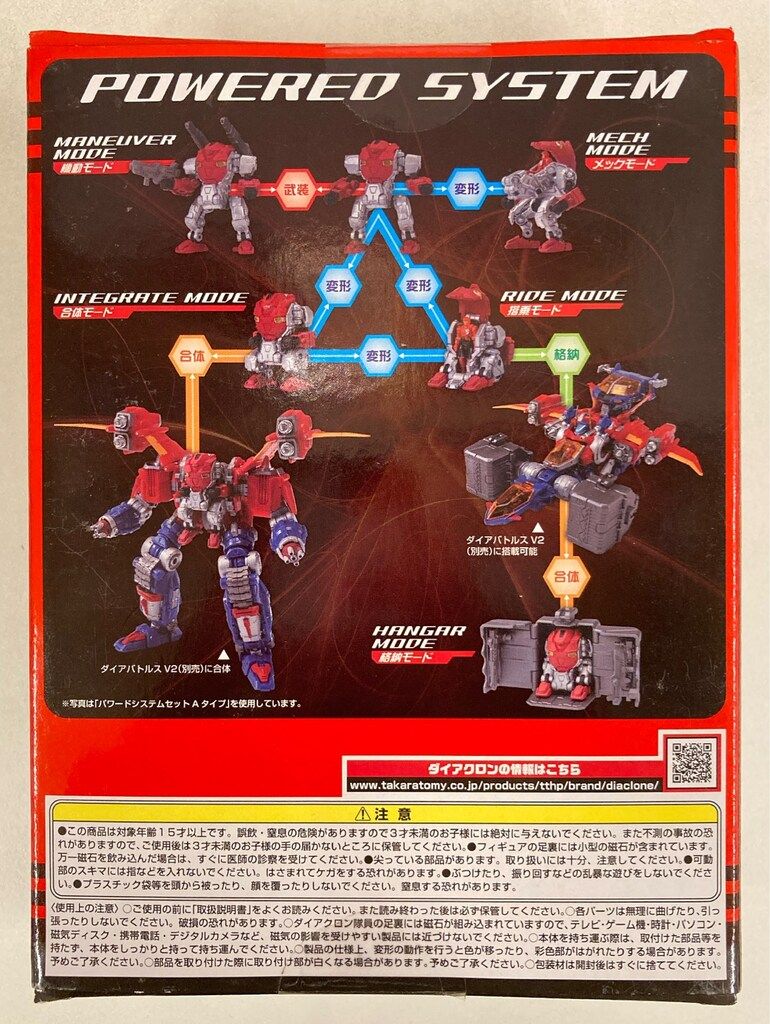 タカラトミー パワードシステム ダイアクロン A&Bタイプ 宇宙海兵隊Ver