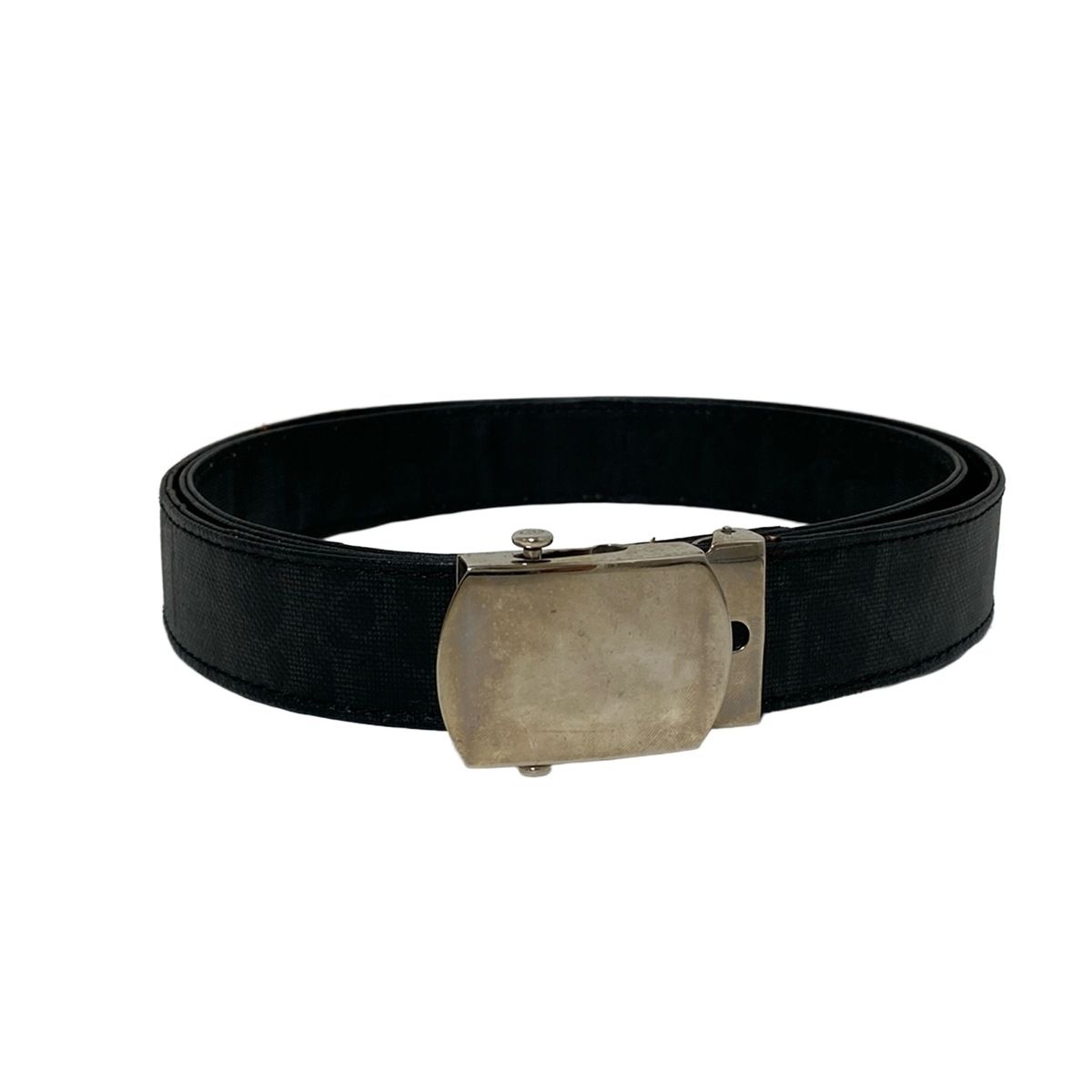 Dior HOMME(ディオールオム) ベルト 90 - 黒×シルバー - メルカリ