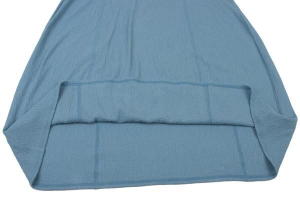 ヨーガンレールJURGEN LEHL コットンデザイン織りワンピース 水色M