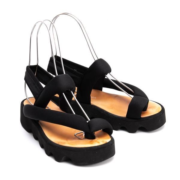 イッセイミヤケISSEY MIYAKE×ユナイテッドヌードUNITED NUDE チューブデザインサンダル 黒23位