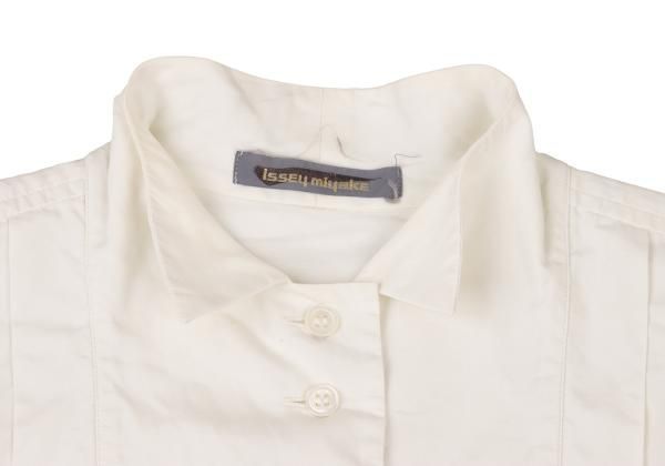 イッセイミヤケ ISSEY MIYAKE 切り替えシャツ 比翼仕立て 長袖 イッセイミヤケ ISSEY MIYAKE 切り替えシャツ 比翼仕立て 長袖 ISSEY