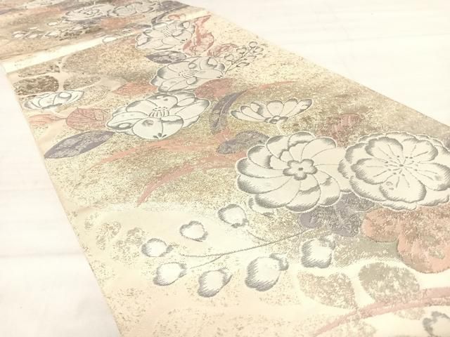 平和屋着物●六通柄袋帯　作家物　絞り　辻が花　正絹　逸品　DABA6047op 平和屋着物◎六通柄袋帯 辻が花 引箔 正絹 逸品 AABD5761yx - メルカリ