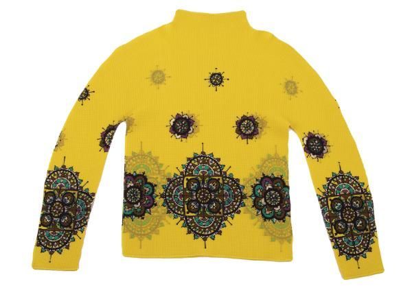 イッセイミヤケ ミーISSEY MIYAKE me モチーフプリントストレッチ