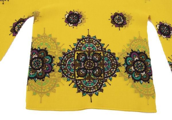 イッセイミヤケ ミーISSEY MIYAKE me モチーフプリントストレッチ