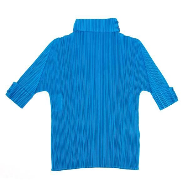 プリーツプリーズPLEATS PLEASE 折り返しデザインプリーツカットソー