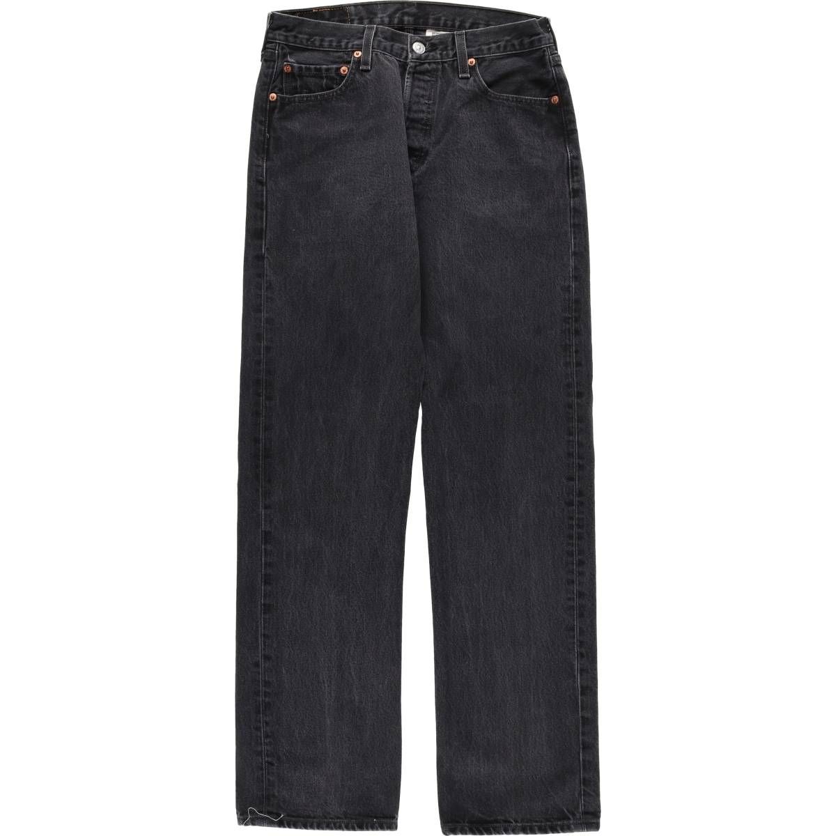 古着 00年代 リーバイス Levi s 501 ブラックデニム ストレートデニムパンツ メンズw 29相当 evb 032808