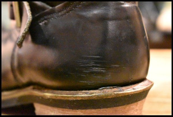  9 5 D 07年 レッドウィング 2976 ショート エンジニア 黒 ブラッククローム スチールトゥ ブーツ redwing FK 446 エンジニアブーツ ブーツ 革靴