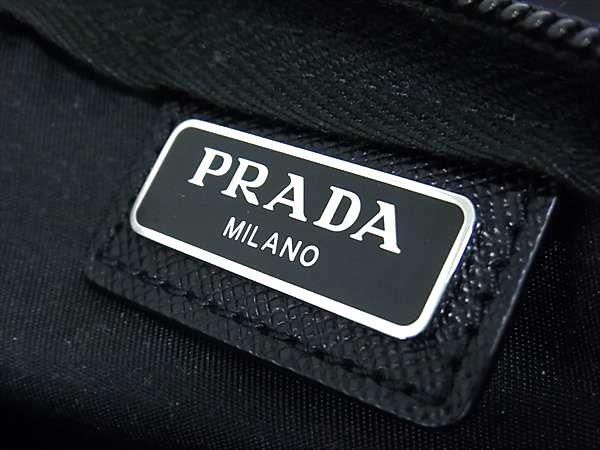 PRADA プラダ ポーチ トライアングルロゴ 1NA011 ブラック テスートナイロン レディース 三角ロゴマーク 美品【本物保証】 PRADA プラダ ポーチ トライアングルロゴ 1NA011 ブラック テスート