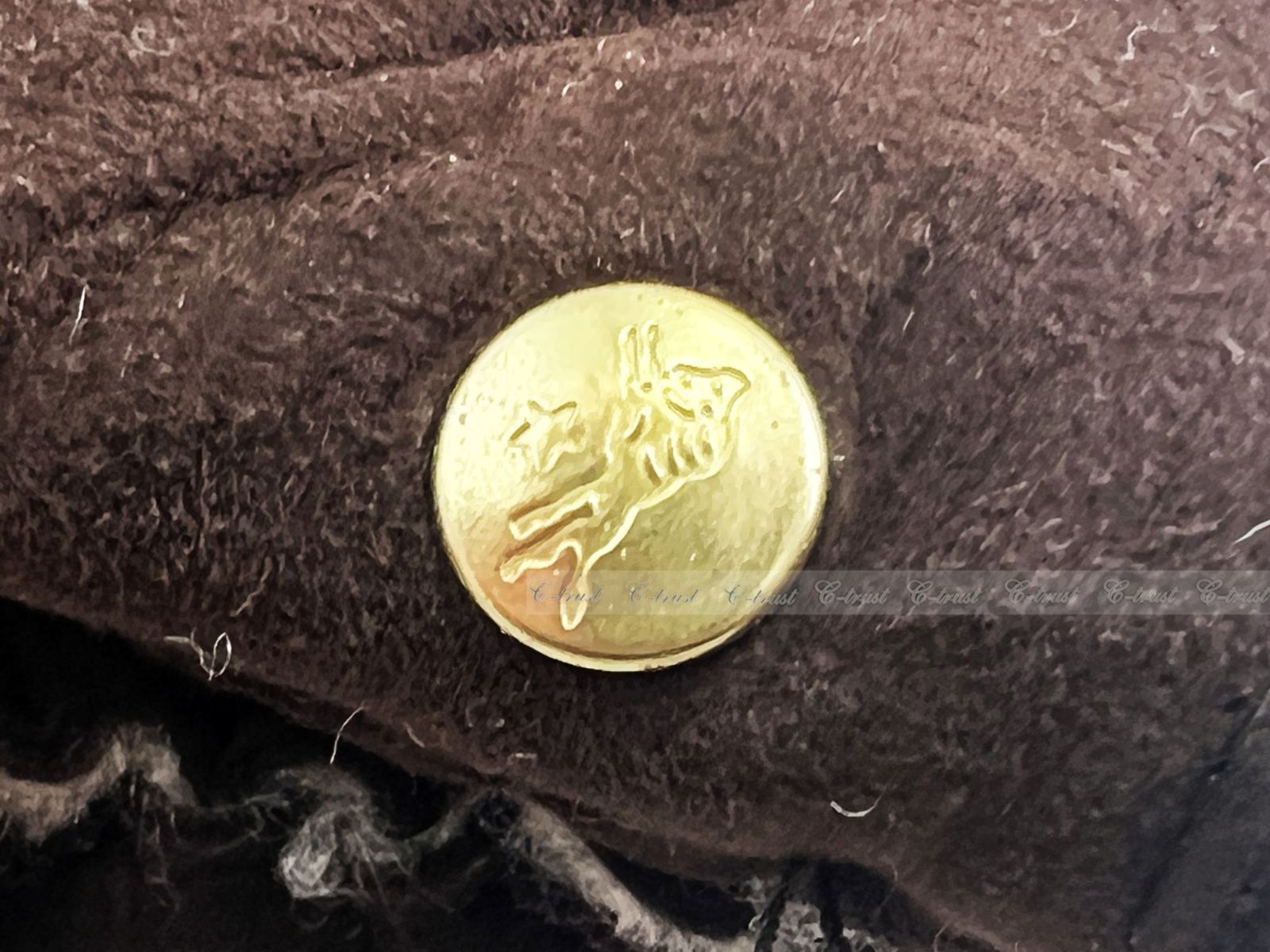  IL BISONTE イルビゾンテ 手袋 グローブ 羊革 シープ レザー ムートン ロゴ イタリア製 ダークブラウン L 999-DB-85 手袋 小物