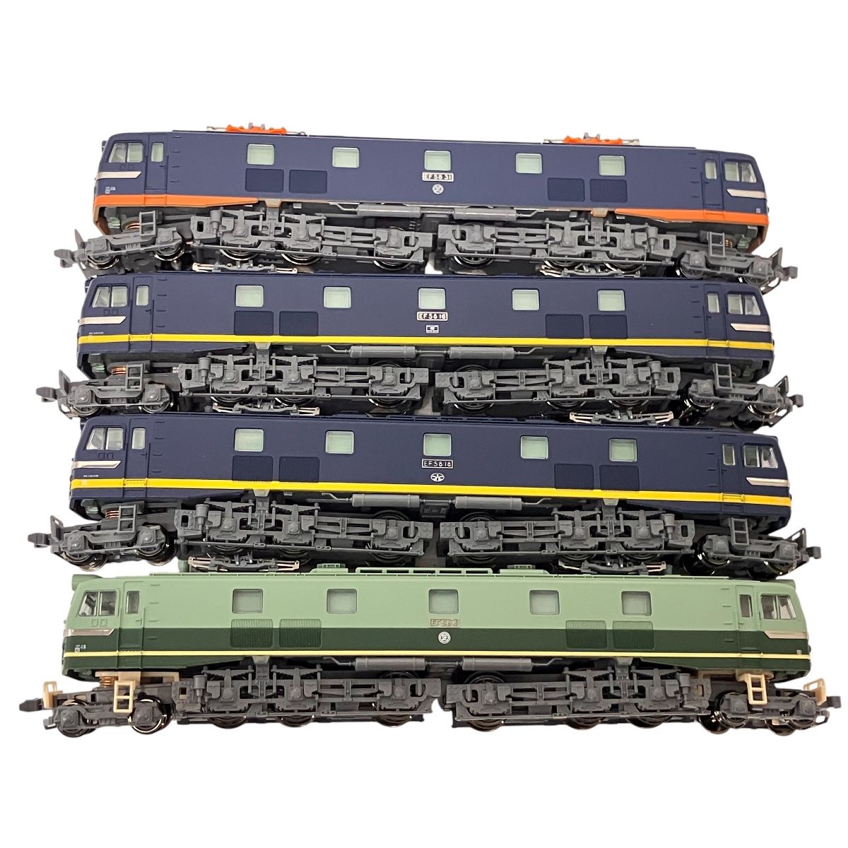 KATO 10-260 EF58形電気機関車 試験塗装機 4両セット Nゲージ 中古