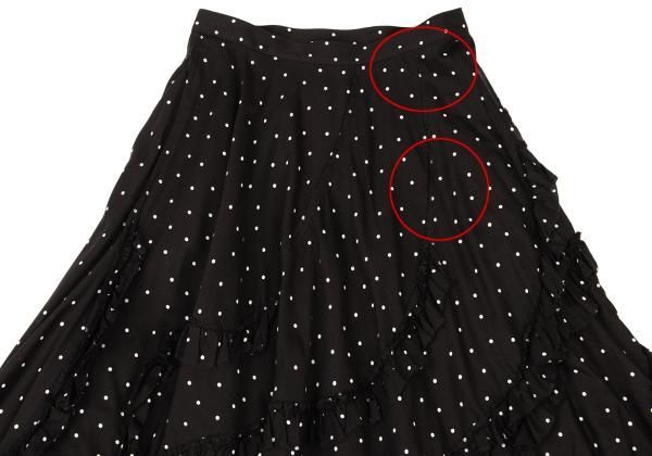 トリココムデギャルソンtricot COMME des GARCONS 製品洗いフリル装飾