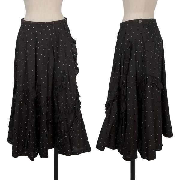 トリココムデギャルソンtricot COMME des GARCONS 製品洗いフリル装飾