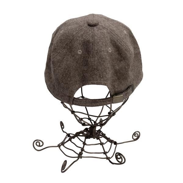 販売 パパスPapas ロゴ刺繍ウールキャップ モカブラウン PAPAS パパス