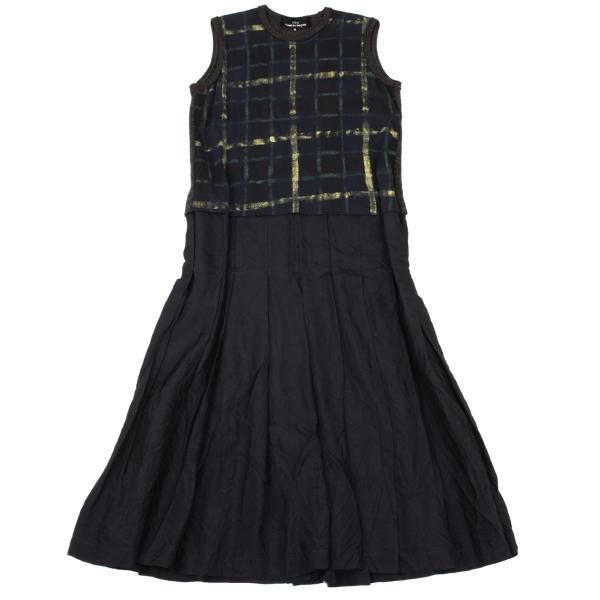 トリココムデギャルソンtricot COMME des GARCONS チェックプリント