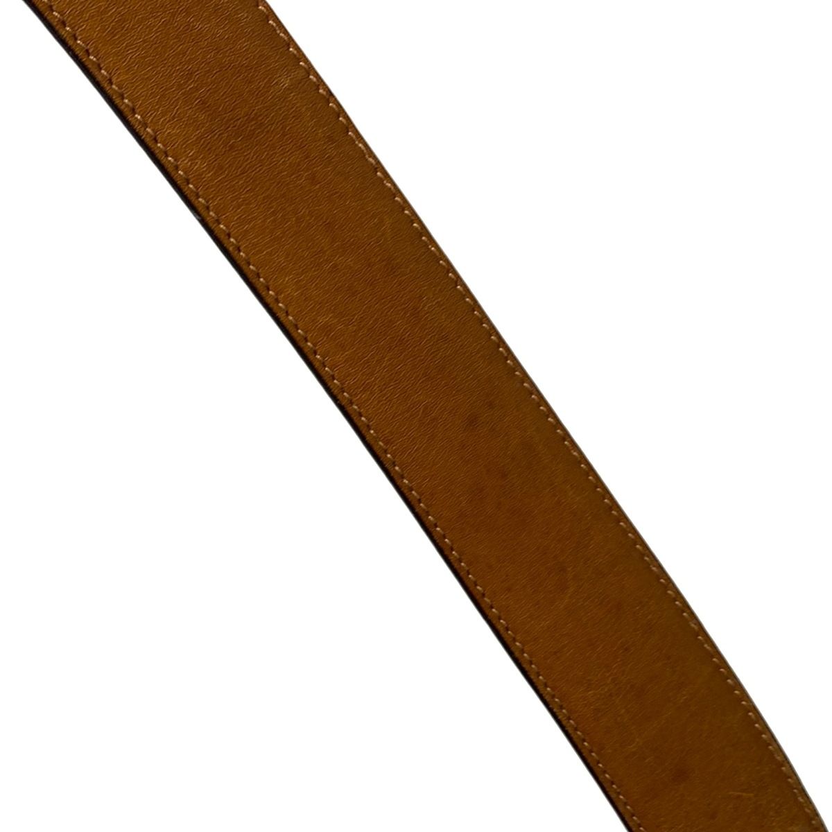 GUCCI(グッチ) ベルト 85・34 - ブラウン ホースビット レザー - メルカリ