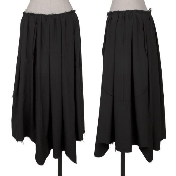 コムコム コムデギャルソンCOMME des GARCONS ウール裁ち切りデザイン