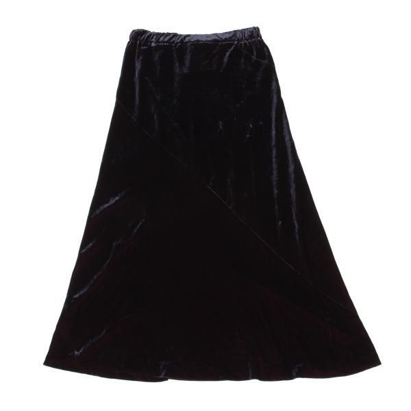 robe de chambre コムデギャルソン　ベロアスカート　日本製 ローブドシャンブル コムデギャルソンrobe de chambre COMME des