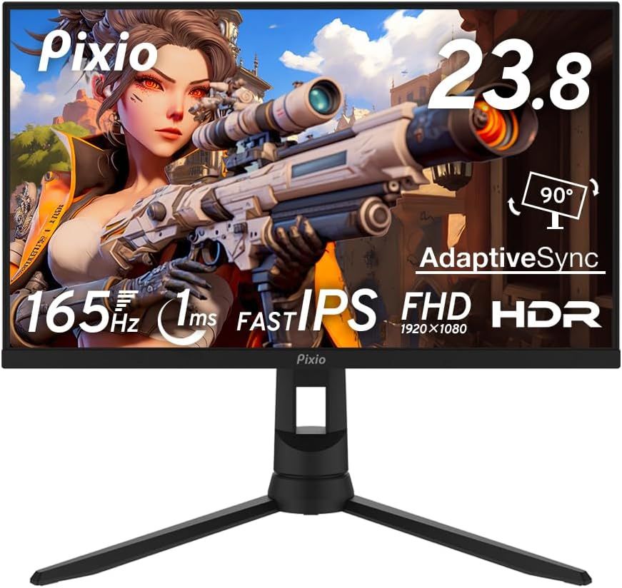 ジャンク品】Pixio PX248PRO ゲーミングモニター 24インチ 165Hz