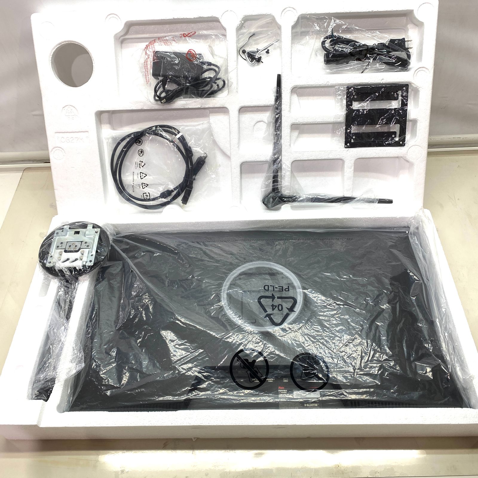 ジャンク品】Pixio PX278 WAVE Black 液晶ディスプレイ PX278WAVE 27