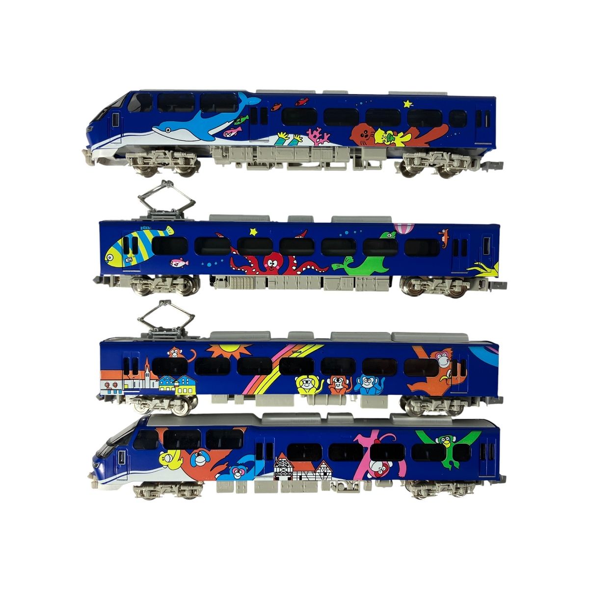 MIYAZAWA GREENMAX 名鉄1000系 パノラマsuper ブルーライナー 4両編成