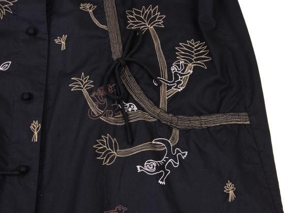 イッセイミヤケ ハートISSEY MIYAKE HaaT 刺繍デザインコットン