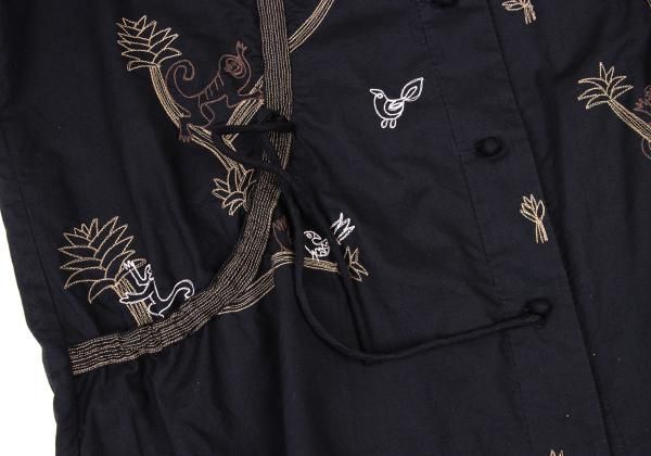 イッセイミヤケ ハートISSEY MIYAKE HaaT 刺繍デザインコットン