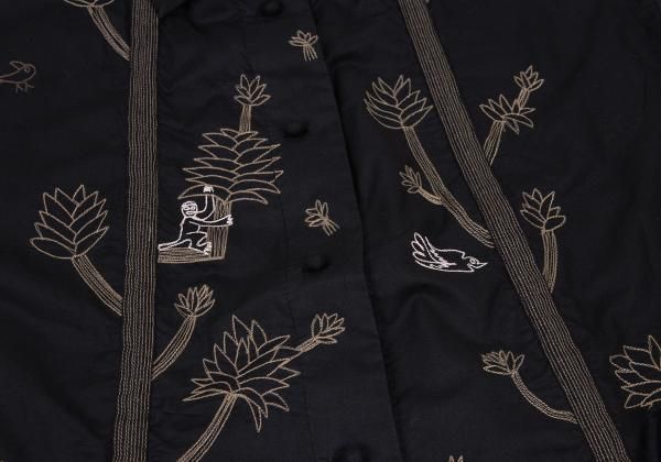 イッセイミヤケ ハートISSEY MIYAKE HaaT 刺繍デザインコットン