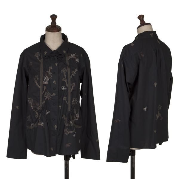 イッセイミヤケ ハートISSEY MIYAKE HaaT 刺繍デザインコットン