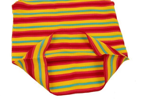 イッセイミヤケ ミーISSEY MIYAKE me カラフルボーダータンクトップ