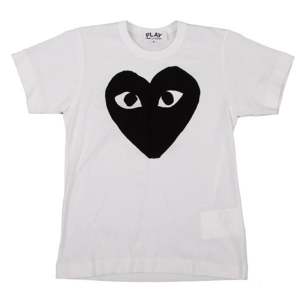 PLAY COMME des GARÇONS ホワイト長袖Tシャツ S プレイ コムデギャルソン PLAY COMME des GARCONS ロングスリーブ