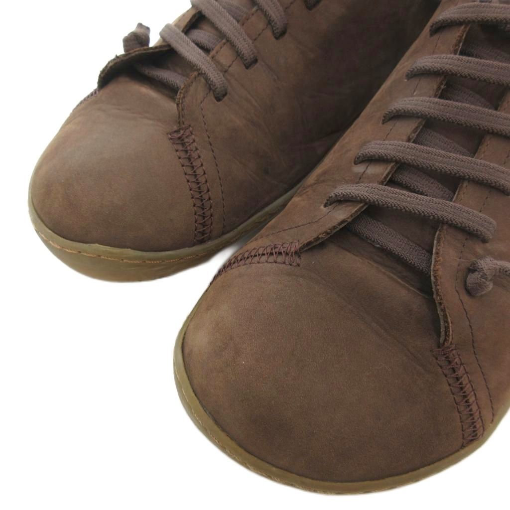 【極美品】カンペール ペウカミ レザースニーカー　ブラウン　37 極美品】カンペール ペウカミ レザースニーカー ブラウン 37