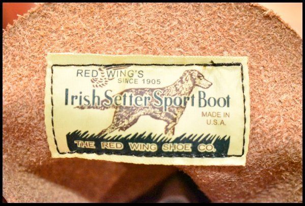 9E 箱付 未使用 犬タグ復刻 19年】レッドウィング 8875 アイリッシュ
