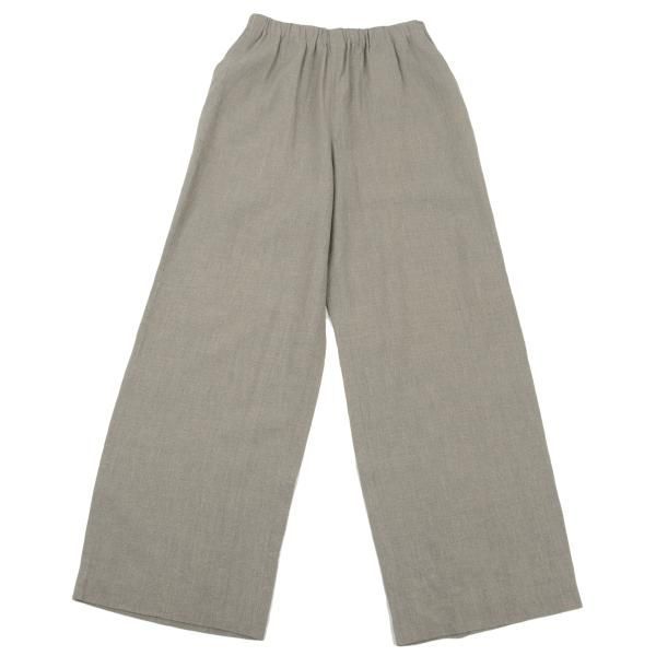 ショップ ヨーガンレールJURGEN LEHL リネンシルクストレートパンツ