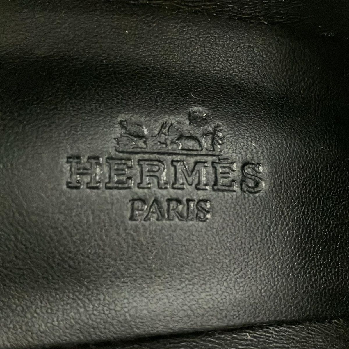  HERMES エルメス ローファー 35 1 2 レディース ドーフィン 黒 ピンクゴールド金具 レザー ローファー 革靴 靴