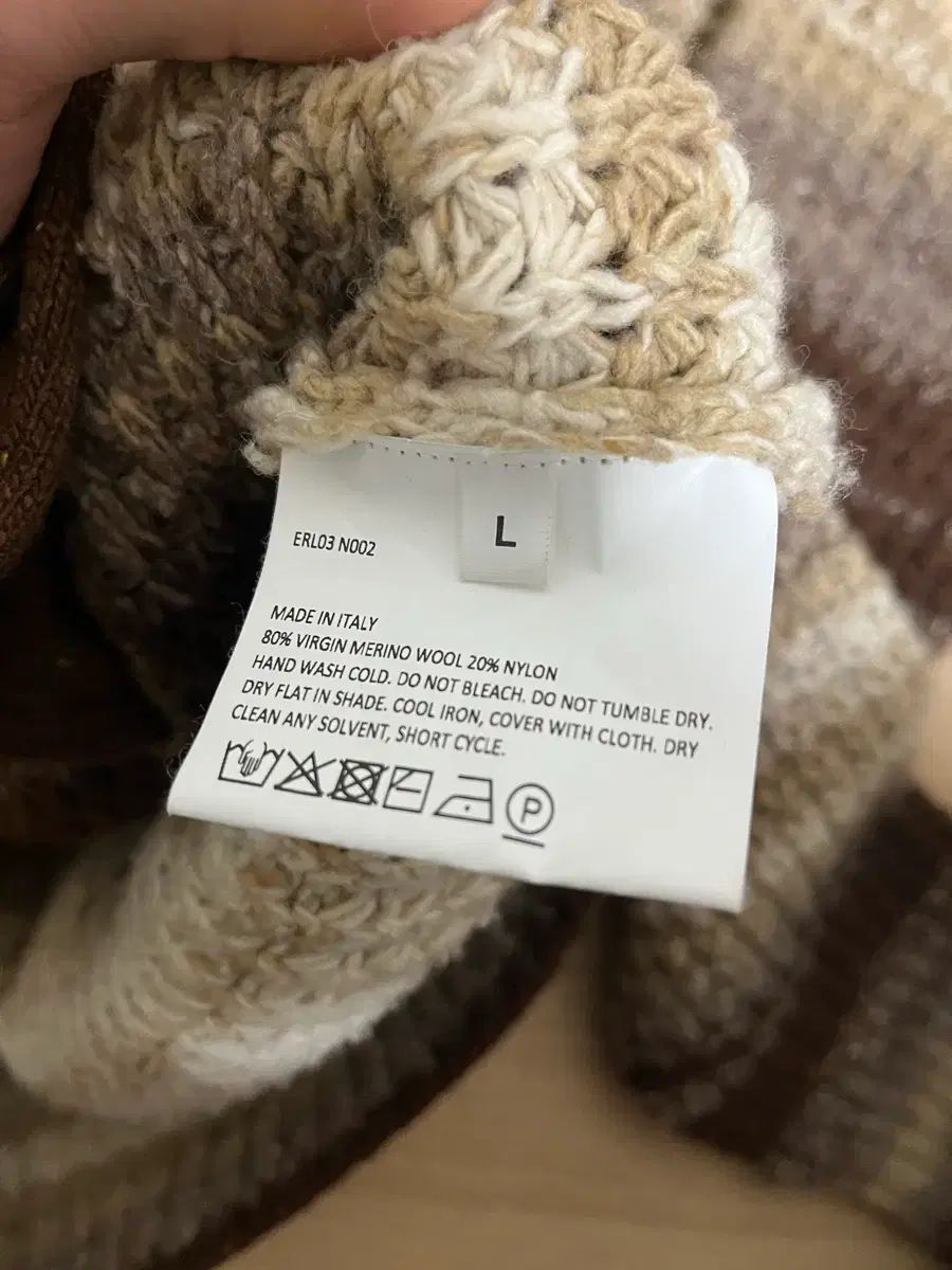 ERL ニット ジップアップ カーディガン 半袖シャツ イージーパンツ