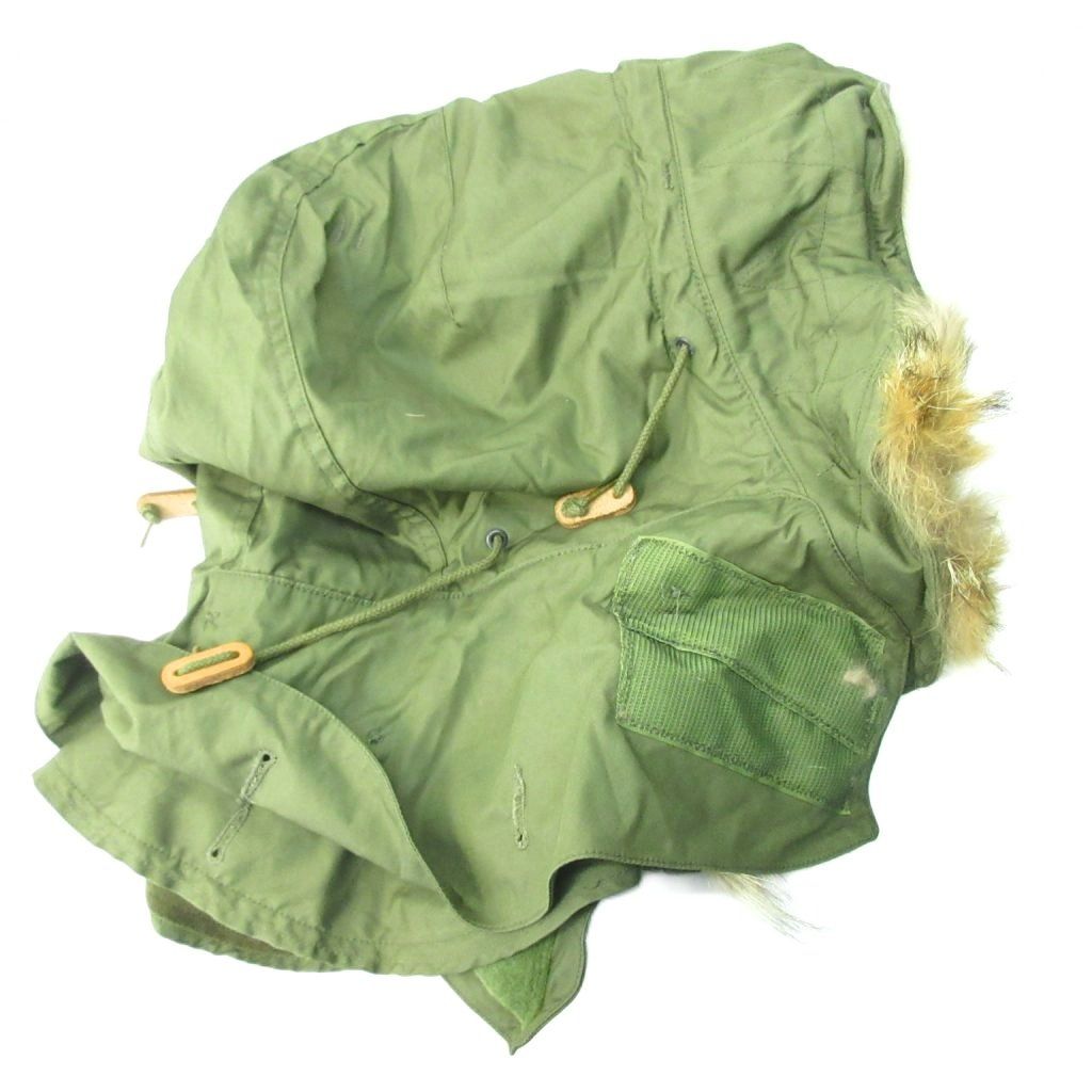 ヴィンテージ VINTAGE US ARMY ミリタリー 70 s M 65 フード コヨーテファー OG 107 カーキ 1212