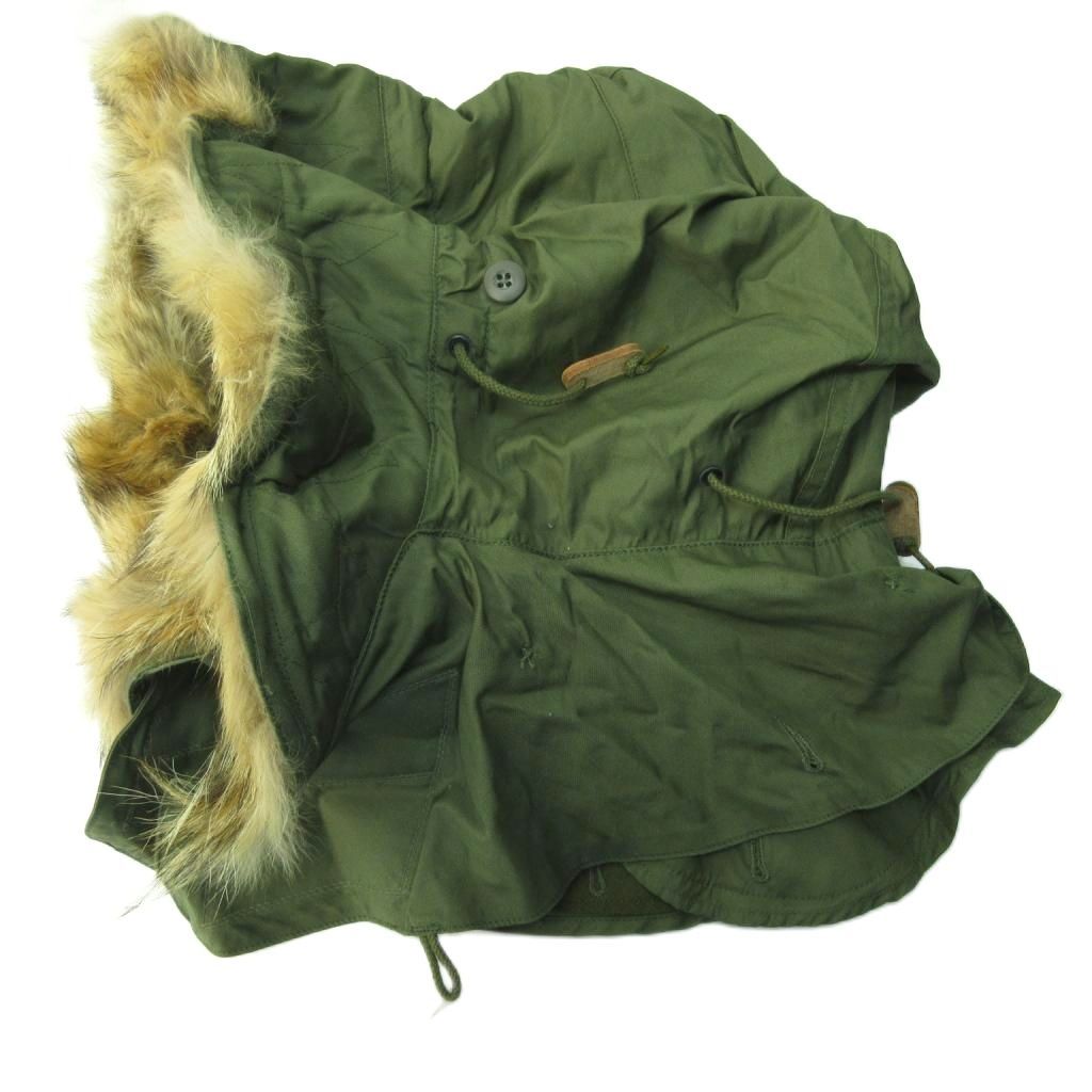 ヴィンテージ VINTAGE US ARMY ミリタリー 70 s M 65 フード コヨーテファー OG 107 カーキ 1212