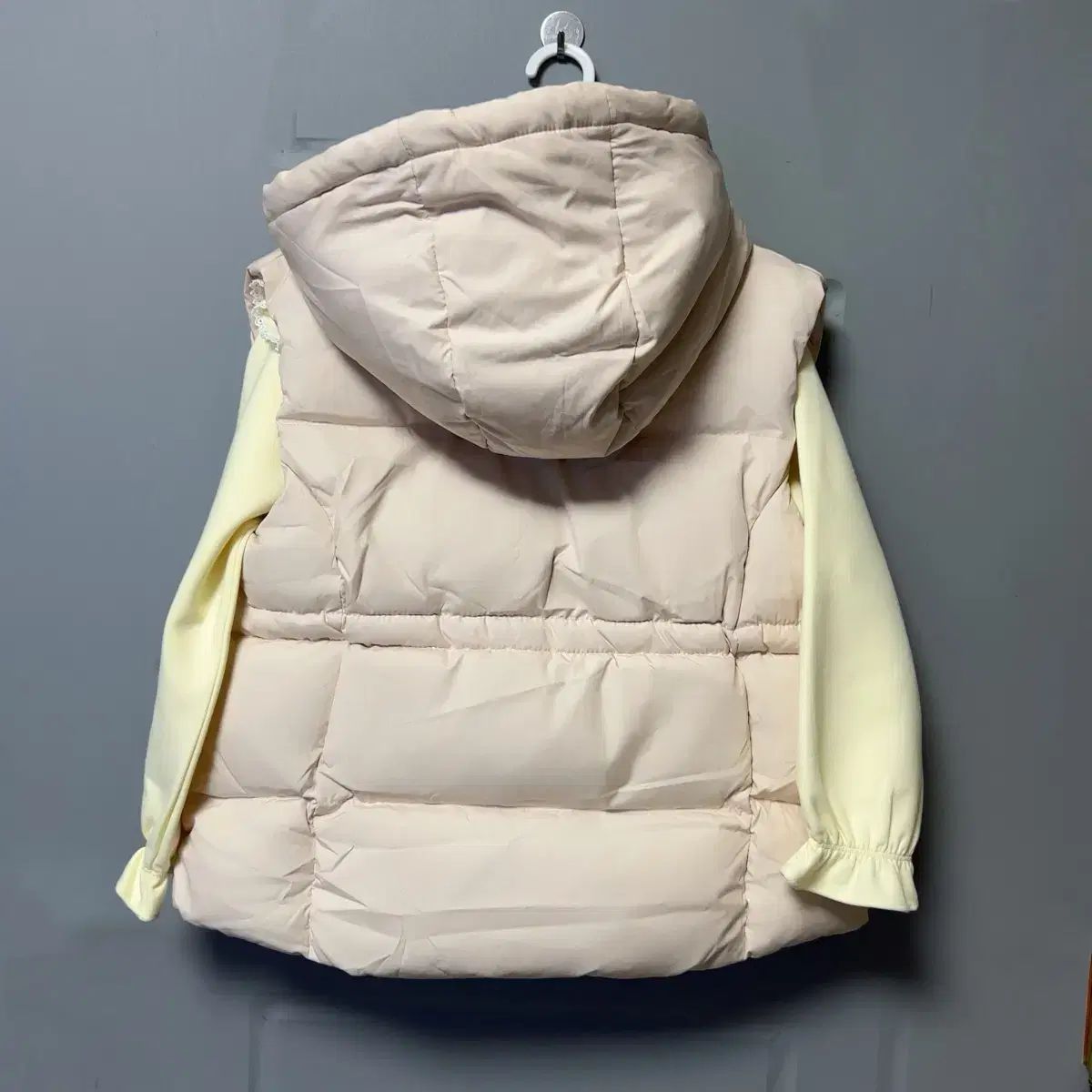 新 ダックスキッズ フード ダウン ベスト 110