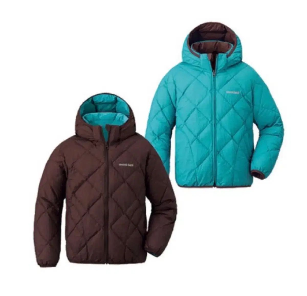 モンベル キッズ リバーシブル 軽量 ダウン 160