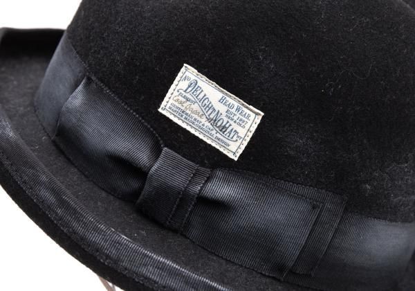 カシラCA4LA ペイントデザイン中折れフェルトハット 黒 セール 楽天