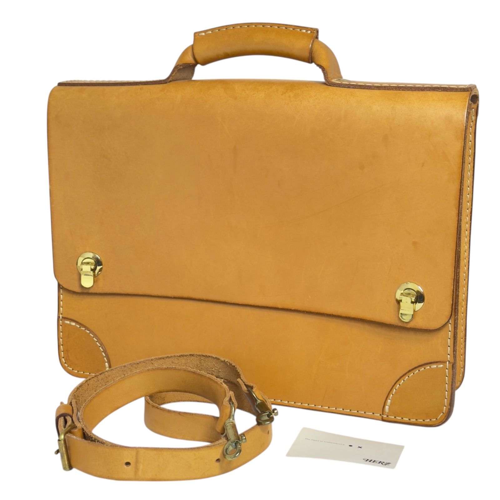 HERZ ヘルツ シンプルな顔立ちのブリーフケース BC-1 SMW ビジネス