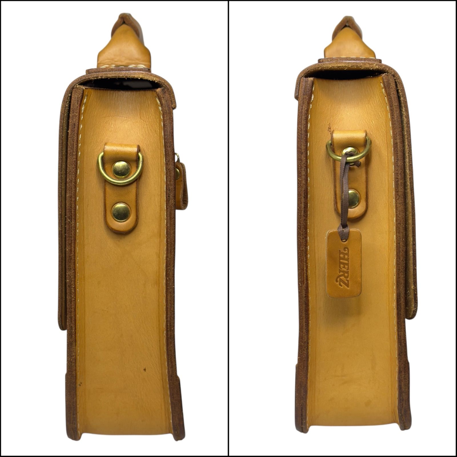 HERZ ヘルツ シンプルな顔立ちのブリーフケース BC-1 SMW ビジネス