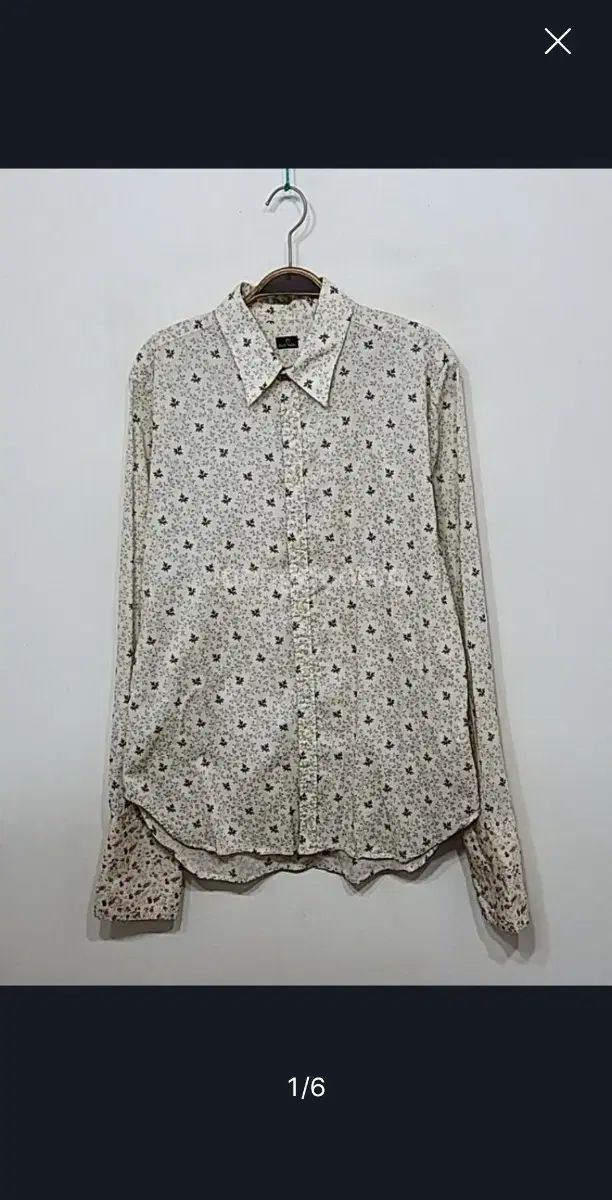 (L) PAUL SMITH ポール・スミス シャツ パータン シャツ カフスボタン