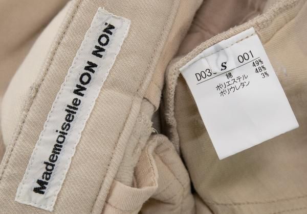 マドモアゼルノンノンMademoiselle NON NON コットンポリストレッチ