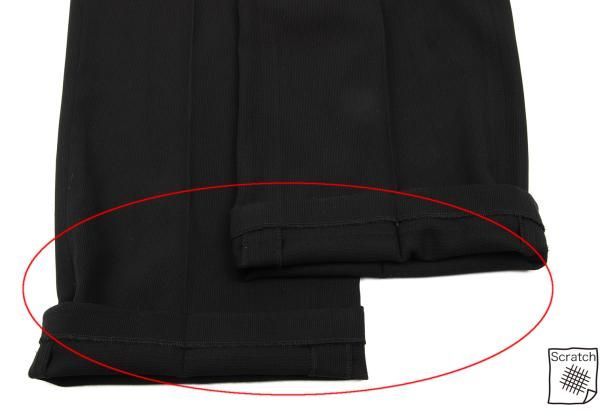 【美品】ジャンポールゴルチエ タックパンツ デザイン ブラック サイズ40 L ジャンポールゴルチエ クラシックJean Paul GAULTIER CLASSIQUE ポリ